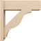 Ekena Millwork 8-in W x 26-in D x 26-in H Funston Block Rough Cedar Woodgrain TimberThane Outlooker, Primed Tan OUTUR080X26X26FST44RCPR - alternate 3